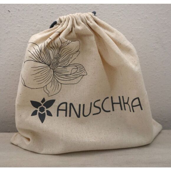 Anuschka Pink Dragonflies Hand-Painted Leather Crossbody Bag RFID Protection - Picture 10 of 10